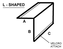 L Shaped Datacovers